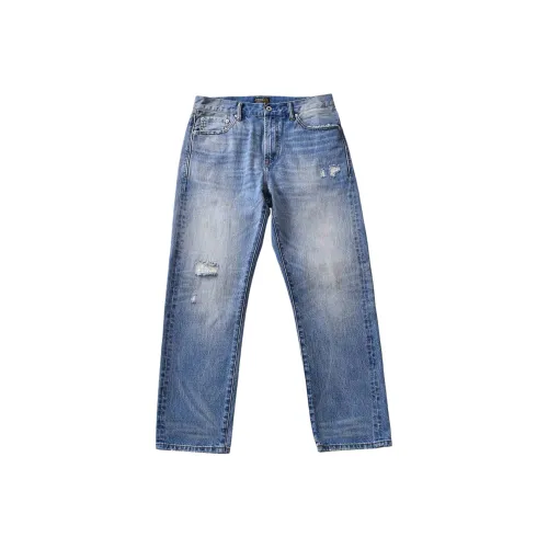 EXPM Washed Light Blue Men's Jeans EXPM Промытый Светло-Синий Мужские Джинсы