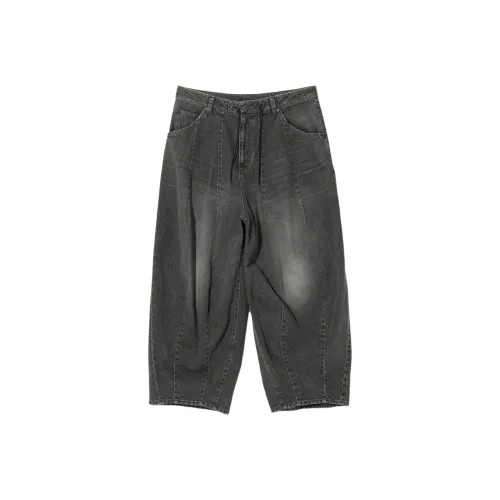 Needles SS25 Джинсы Унисекс Темно-серый