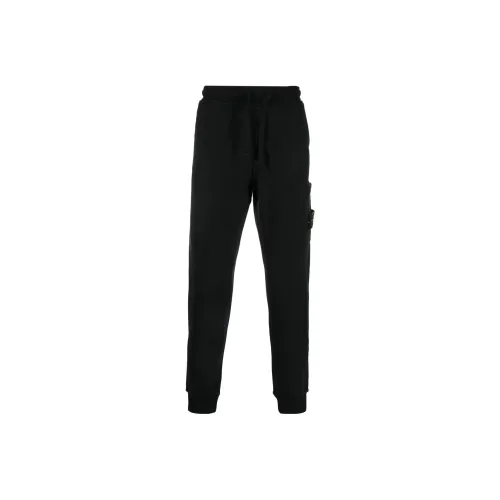 Stone Island Черные Мужские Вязаные Спортивные Штаны