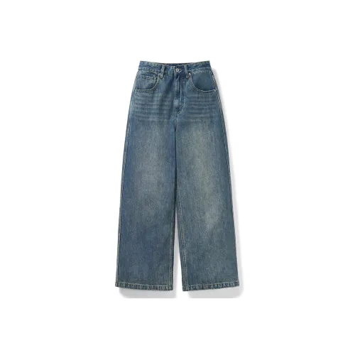 714STREET Синие Унисекс Джинсы