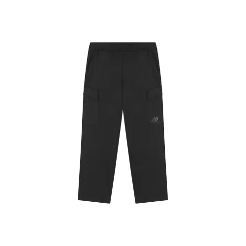 New Balance Вязаные тренировочные брюки мужские черные