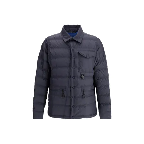 MONCLER Пуховик Унисекс Морской Синий