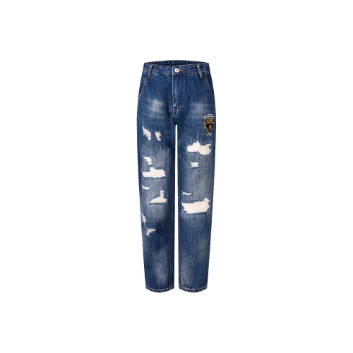 AUTOMOBILI LAMBORGHINI Джинсы Унисекс Blue
