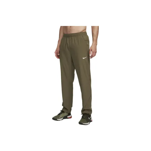 Найк Вязаные Тренировочные Штаны Мужские Средне-Оливково-Зеленые