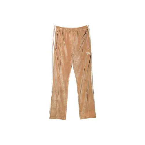 Needles Светло-коричневые мужские вязаные тренировочные брюки