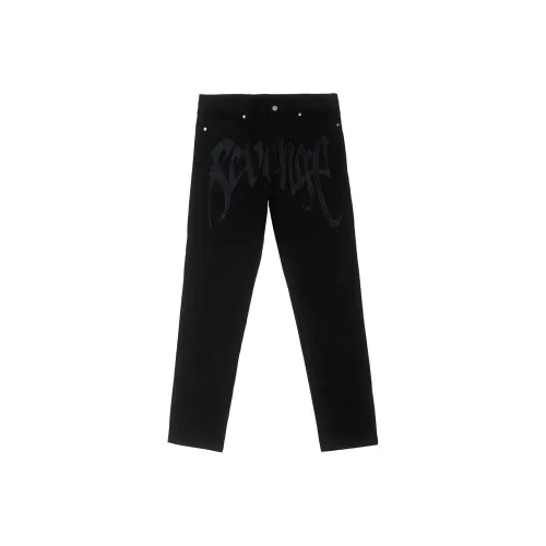 Revenge Повседневные брюки Мужские Черные