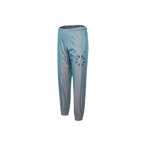 Adidas Originals Серебристо-серые мужские вязаные тренировочные брюки