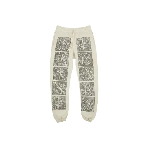 SAINT Mxxxxxx Бежевые Мужские Вязаные Спортивные Штаны