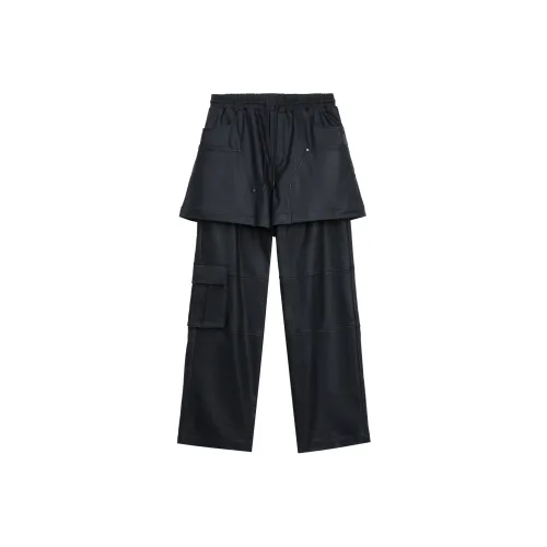 VANN VALRENCÉ Черные Унисекс Джинсы