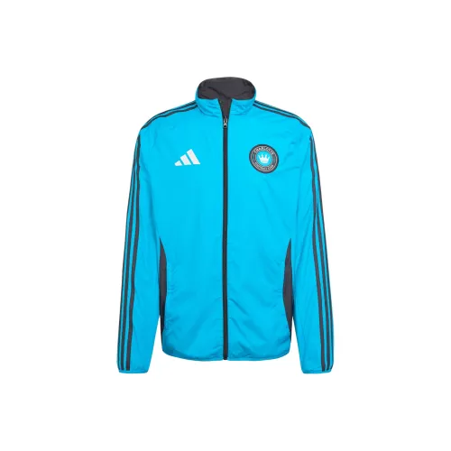 Adidas Куртки и Пальто Мужской Горький Синий