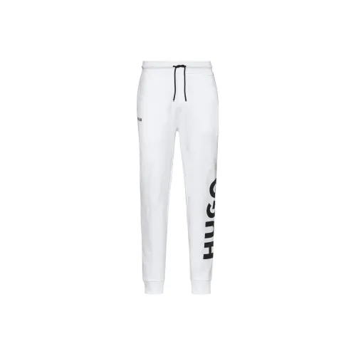 Hugo Boss Белые Мужские Вязаные Спортивные Штаны