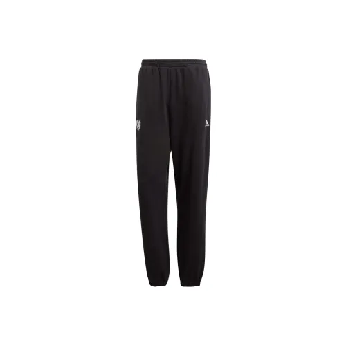 Adidas SCRIBBLE Вязаные спортивные брюки мужские черные