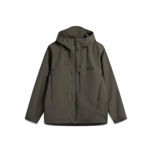 LINING Sports Trend Series Тренчкот Мужской Грязно-зеленый