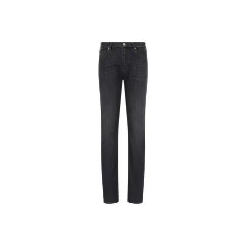 EMPORIO ARMANI Деним Черные Мужские Джинсы