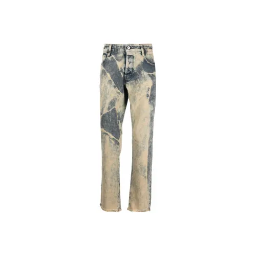 Just Cavalli Отбеленный Белый Мужские Джинсы