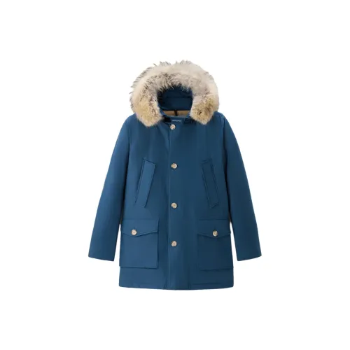 WOOLRICH Пуховик Мужской Синий