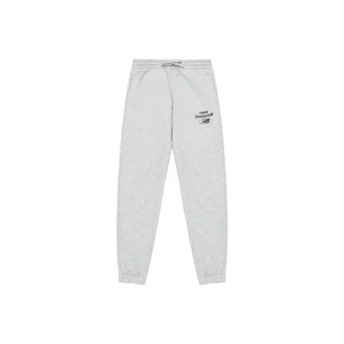 New Balance совместный бренд Светло-серые мужские вязаные тренировочные штаны