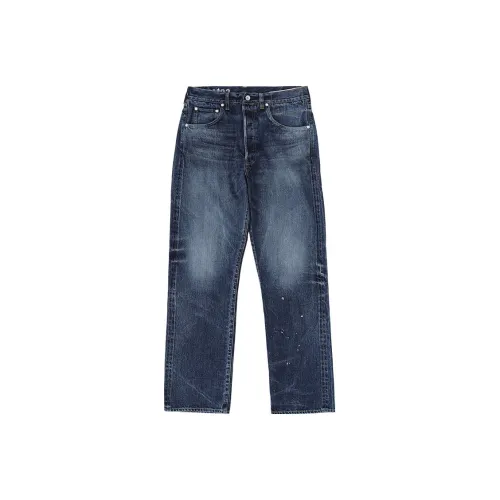 Visvim Темно-синие мужские джинсы