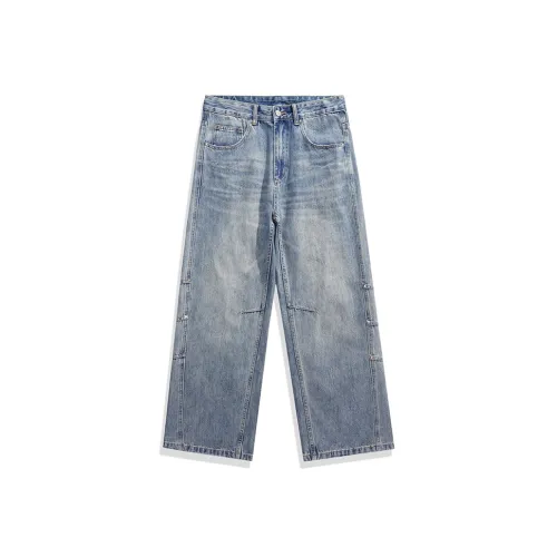 SANSHILIUJIE Синий Мужской Джинсы