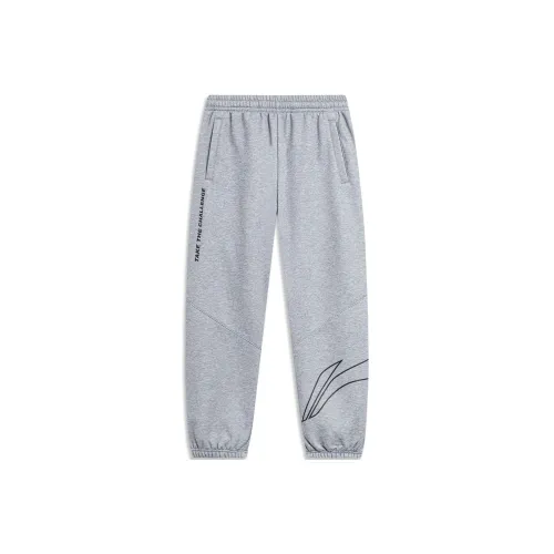 LINING Sports Fashion Collection Фотиния Серый Shark Серый Мужские Вязаные Тренировочные Штаны