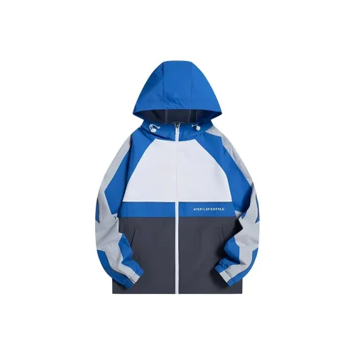XTEP Vitality Series Тренчкот Мужской Elite Синий Жемчужный Белый