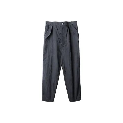 HUANXIANGZHE FW22 Повседневные брюки Унисекс Черный