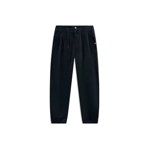 LINING Rijin Doujin Collection Вязаные тренировочные брюки мужские черные