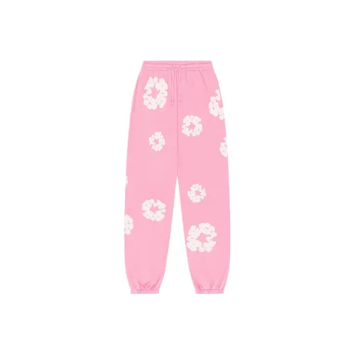 DENIM TEARS Вязаные спортивные штаны унисекс розовые