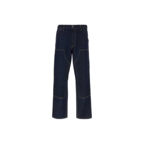 Carhartt WIP Blue Men's Jeans Кархартт WIP Синий Мужской Джинсы