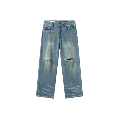 MARK ROBERTSON Джинсы Унисекс Light Синий