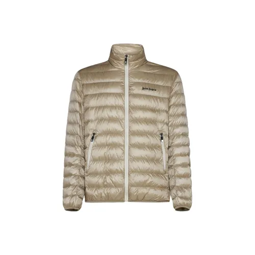 PALM ANGELS Куртки Пальто Мужской Шампанское Золото