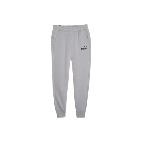 PUMA Вязаные тренировочные брюки мужские светло-серые