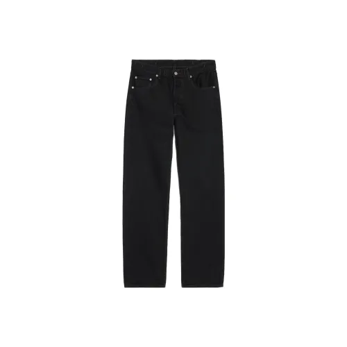 Jacquemus Мужские Черные Джинсы