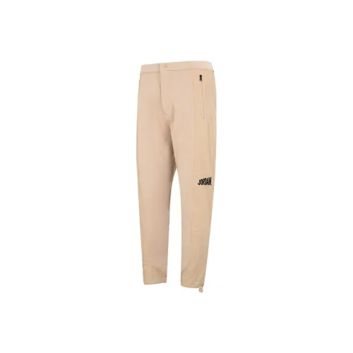 JORDAN Khaki Men's Knitted Training Pants Джордан Хаки Мужские Вязаные Тренировочные Штаны