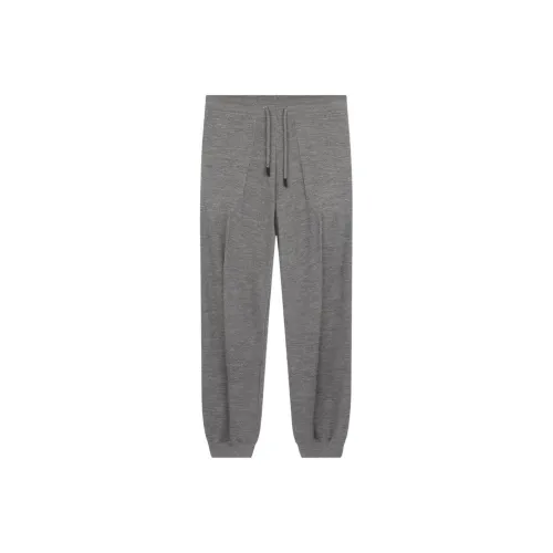 Ermenegildo Zegna Серые Мужские Вязаные Спортивные Штаны