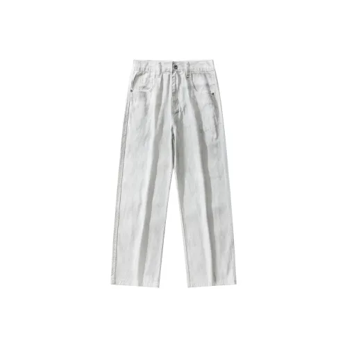 YINLEI Белый Мужской Джинсы