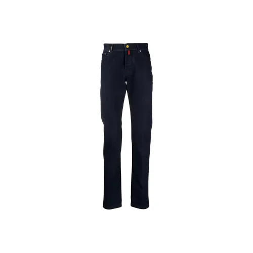KITON Темно-синие мужские джинсы