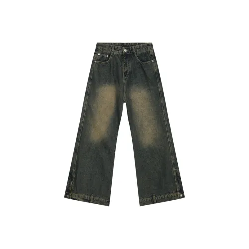 Voguo Relay Джинсы Унисекс Ржавый Dirt Черный