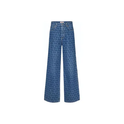 Valentino FW23 Джинсы Мужские Синие