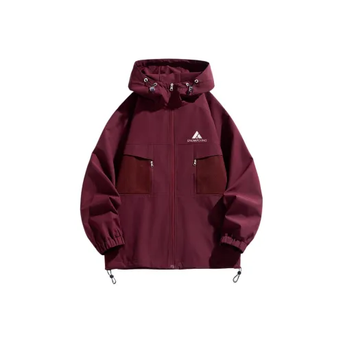 SNOW FLYING Куртки и Пальто Унисекс Бордовый