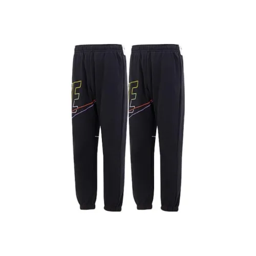 Найк Вязаные Тренировочные Штаны Мужские 2 Пачки Черные