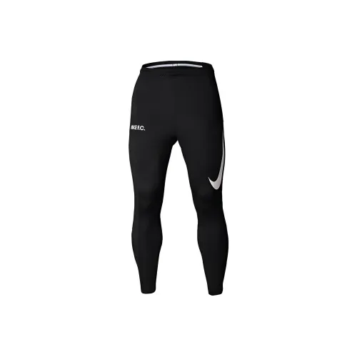 Nike Черные Мужские Вязаные Тренировочные Штаны