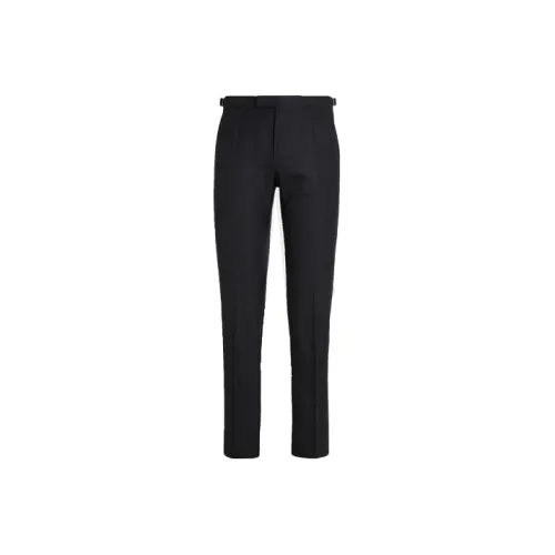 Ermenegildo Zegna Черные Мужские Повседневные Штаны