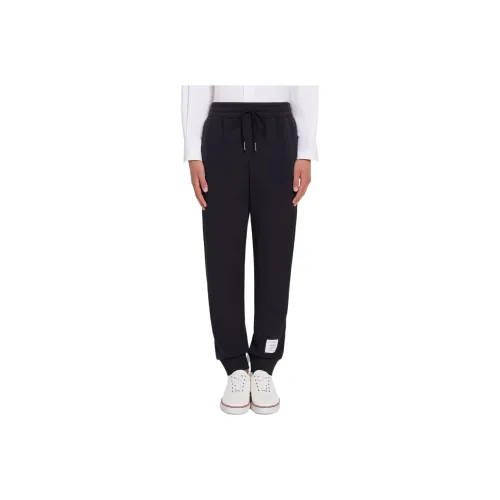 THOM BROWNE THOM BROWNE FW23 Early Autumn Collection Черные мужские вязаные тренировочные брюки