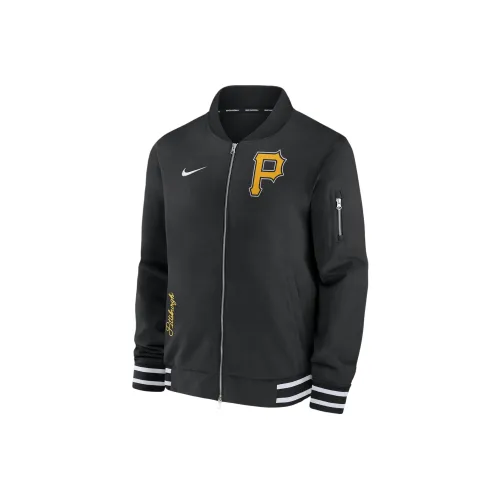 nike Pittsburgh Pirates Аутентичная коллекция Куртки и Пальто Мужской Черный