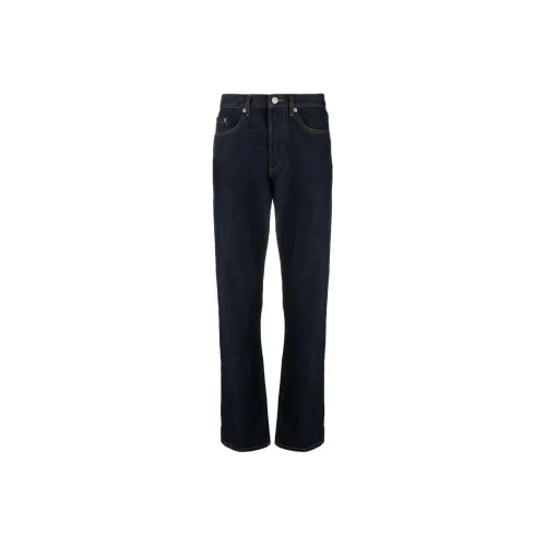 DRIES VAN NOTEN Индиго Мужские Джинсы
