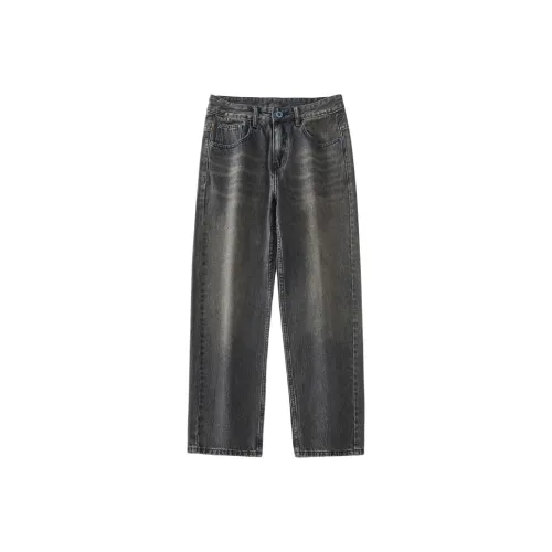 UKTK Черные Мужские Джинсы