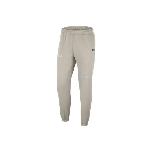 Nike Cream White Men's Knitted Training Pants Nike Кремовый Белый Мужские Вязаные Тренировочные Штаны