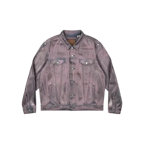 Levis GOOD BAI Collaboration Персиково-розовый Унисекс Куртки