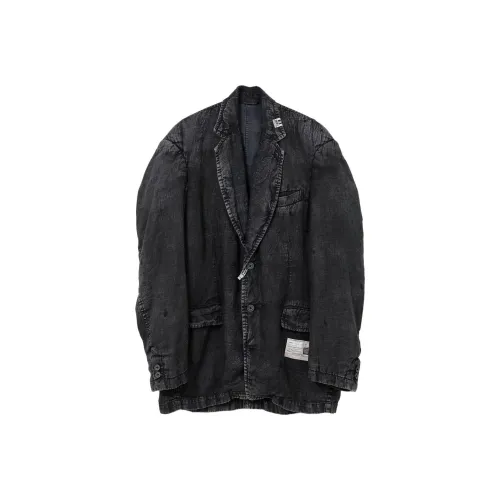 Maison Mihara Yasuhiro SS25 Куртки и Пальто Мужской Черный